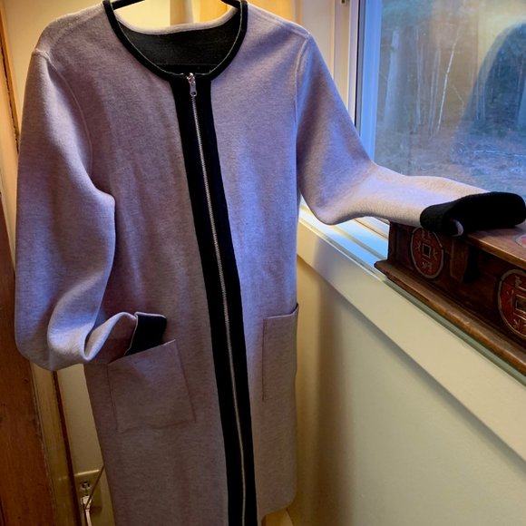 Réversible Jersey sweater 3/4, Black&Grey, Size M/L, Branded. - Picture 8 of 13